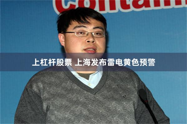 上杠杆股票 上海发布雷电黄色预警