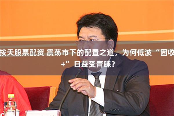 按天股票配资 震荡市下的配置之道，为何低波 “固收 +” 日益受青睐？