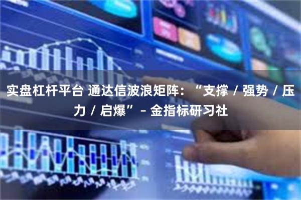 实盘杠杆平台 通达信波浪矩阵：“支撑 / 强势 / 压力 / 启爆” – 金指标研习社